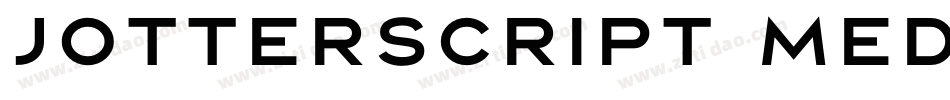 Jotterscript Medium字体转换